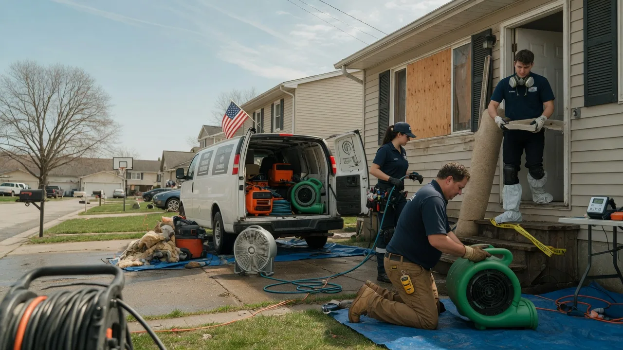 Water Damage Restoration in Glidden, TX near me